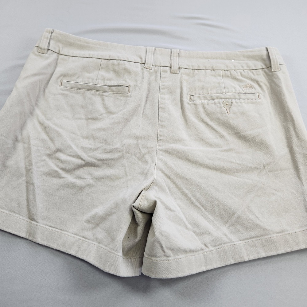 Womens Southern Tide Khaki Shorts Size 12 Cotton Stretch Chino - Picture 7 of 8